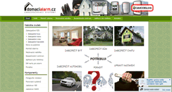 Desktop Screenshot of domacialarm.cz